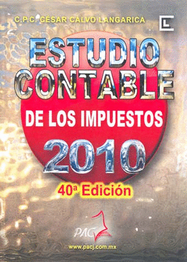 ESTUDIO CONTABLE DE LOS IMPUESTOS 2010