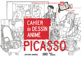 CAHIER DE DESSIN ANIME - PICASSO