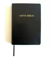 BIBLIA REINA VALERA REVISADA 1960 LETRA SÚPER GIGANTE, SÍMIL PIEL NEGRO