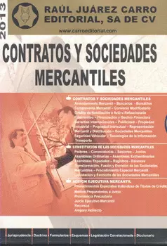 CONTRATOS Y SOCIEDADES MERCANTILES 2013