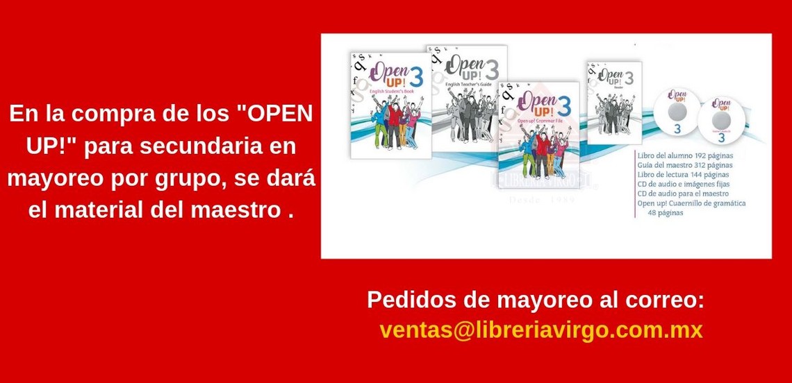 Open Up! Secundaria Material del maestro